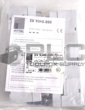 NEW RITTAL SV 9340.050 BUSBAR SUPPORT PACK OF FOUR