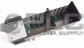 ALLEN BRADLEY 1756-PA72 /C POWER SUPPLY WITH 1756-A10 /B 10 SLOT CHASSIS