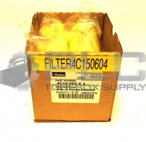 NEW PARKER 4C15-060 X 4 FILTER LOT OF 4