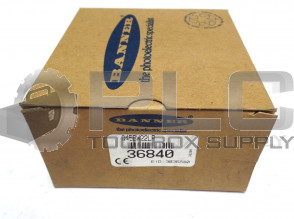 NEW BANNER Q45BW22LP 36840 POLARIZED RETROREFLECTIVE SENSOR