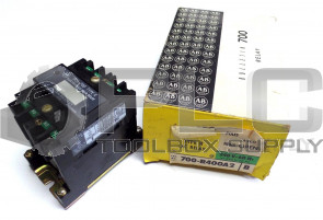 ALLEN BRADLEY 700-R400A2 SER B ELECTRICALLY HELD RELAY BUL-700 TYPE R 240V 60HZ