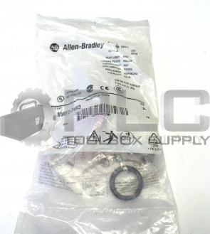 NEW ALLEN BRADLEY 800FD-P4N3 PILOT LIGHT RED 24V SER A