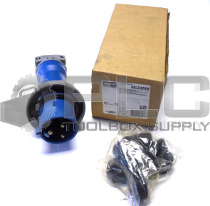 NEW HUBBELL HBL330P6W PIN AND SLEEVE WATERTIGHT PLUG 30A 250VAC