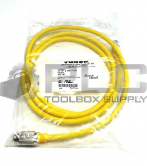 NEW TURCK RKG4.4T-2-RSE4.4T/S600 RUBBER MOLDED CORDSET