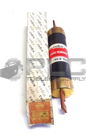 NEW CEFCO CRS-R 150 FUSE 150 AMPS 600 V DUAL ELEMENT