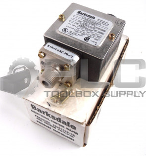 NEW BARKSDALE E1H-H-VAC-P6-F2 ECON-O-TROL VACUM ACTUATED SWITCH DIA-SEAL PISTON