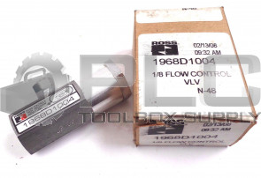 NEW ROSS 1968D1004 CONTROL 1/8IN NPT FLOW CONTROL PNEUMATIC VALVE