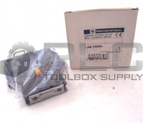 NEW TELEMECANIQUE LA8 DN20 LATERAL CONTACT BLOCK LA 8 DN 20
