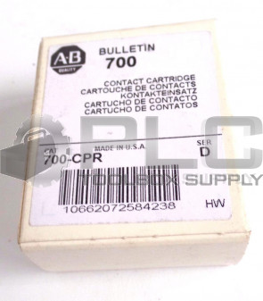 NEW ALLEN BRADLEY CONTACT CARTRIDGE 700-CPR 700CPR SERIES D QTY AVAILABLE