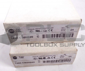 NEW ALLEN BRADLEY 1492-CB2H040 CIRCUIT BREAKER AND 1492-CB2H020