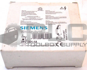 NEW SIEMENS 3RV1901-1A AUXILIARY CONTACT SWITCH 10AMP 240VAC EACH