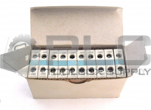BOX OF 10 NEW SIEMENS 3RH1921-1CA10 AUXILIARY CONTACT BLOCK
