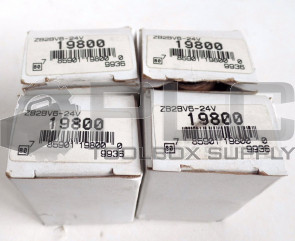 NEW LOT OF 4 TELEMECANIQUE ZB2BV6-24V 24V PILOT LIGHT MODULE