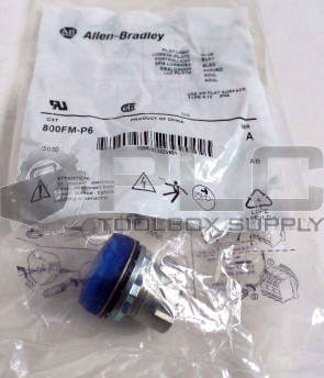 NEW ALLEN BRADLEY 800FM-P6 BLUE PILOT LIGHT
