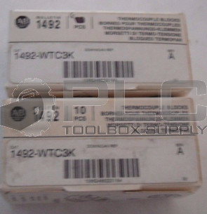 LOT OF 16 NEW ALLEN BRADLEY 1492-WTC3K SERIES A THERMOCOUPLE BLOCKS