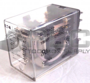 NEW CUTLER HAMMER D2PR2A RELAY SER A2 120VAC 50/60 HZ