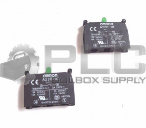 NEW LOT OF 2 OMRON  A22R-10 CONTACT BLOCK IEC60947-5-1