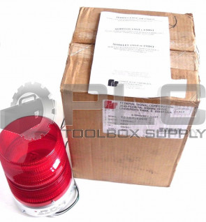 NEW FEDERAL SIGNAL 131ST-120R RED STROBE LIGHT