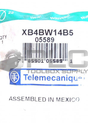 NEW TELMECANIQUE XB4BW14B5 ELECTRIC ILLUMINATED PUSH BUTTON