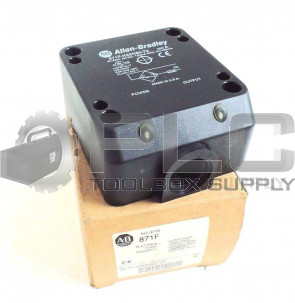 NEW ALLEN BRADLEY 871F-K65N80-T2 PHOTOSWITCH FLAT PACK 80X80 PROXIMITY