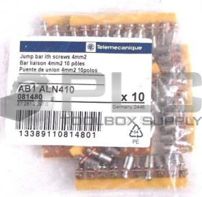 NEW TELEMECANIQUE AB1 ALN410 JUMP BAR ITH SCREWS AB1ALN410