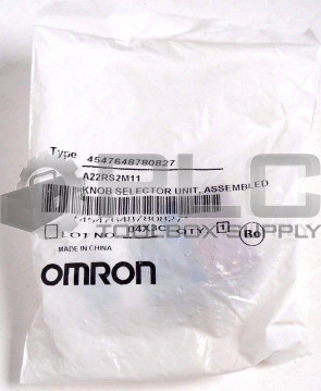 NEW OMRON A22RS2M11 KNOB SELECTOR UNIT 04X3C A22R-01