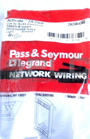 LOT OF 10 NEW PASS & SETMOUR 2A245-C5E NETWORK WIRING ACTIVATE 2A DUAL 330196