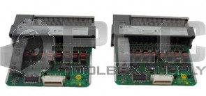 LOT OF 2 ALLEN BRADLEY 1746-0B16 SER. C OUTPUT MODULE 1746-OB16