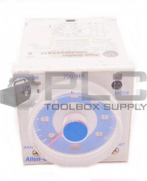 NEW ALLEN BRADLEY 700-HR52TA17 /C TIMING RELAY 1/6HP 5A 120VAC 50/60HZ 125VDC