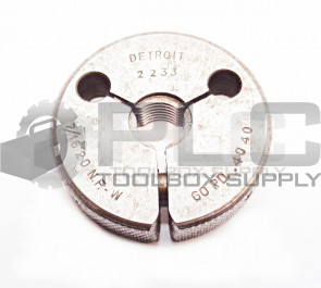 DETROIT 7/16-20NF-W THREAD RING GAGE GO PD.4040