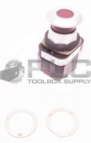 NEW ALLEN BRADLEY 800T-FXP16A1 /T PUSH BUTTON W/40171-002-01 COIL W/ 800T-XAI/ E