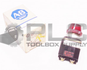 NEW ALLEN BRADLEY 800T-P16R/ T PILOT LIGHT W/ 40171-002-01 COIL 120V 50/60HZ