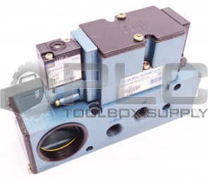 MAC 82A-AA-BKA-TM-DAAP-1DA SOLENOID VALVE w/ TM-DAAP-1DA w/ MANIFOLD BLOCK