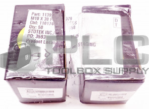 LOT OF 2 NEW 1139979 M10-1.5 x 30MM STEEL FLAT SOCKET CAP SCREW (QTY 25 PER BOX)