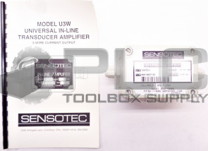 NEW SENSOTEC 060-6827-03 IN-LINE AMPLIFIER IN-LINE INPUT 18-32VDC OUTPUT 4-20MA