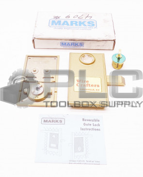 NEW MARKS W3730-WC REVERSIBLE SWINGING GATE LOCK W3703 W3701