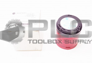 NEW ALLEN BRADLEY 855T-B24TL4 SER C STEADY LED RED STACKLIGHT  W/855E-LL24R /A