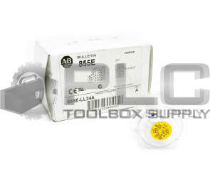 NEW ALLEN BRADLEY 855E-LL24A AMBER LED LAMP 24V