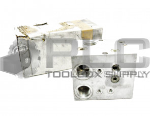 NEW DAMAN C08281REV1 HYDRUALIC MANIFOLD 6" X 7.25" X 5" C1906703