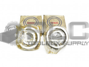LOT OF 2 NEW NSK 25TAC62BSUC10PN7B BALL SCREW BEARING 25mm BORE, 62mm OD