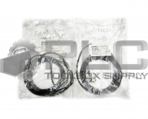 LOT OF 2 NEW SCHUNK 0301503 SENSOR SWITCH CABLE W3 M12 PNP