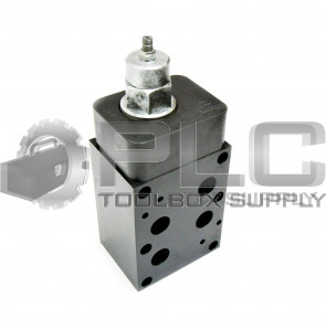 NEW SUN HYDRAULICS HBA/S MANIFOLD w/ PPJBLAN REDUCING/RELIEFING VALVE
