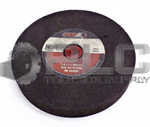 NEW CGW ABRASIVES 35035 BENCH WHEEL 7X1X1 A36-0-V 