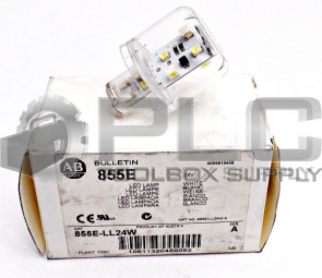 NEW ALLEN BRADLEY 855E-LL24W /A LED REPLACEMENT LAMP CLEAR 855ELL24W SER.A