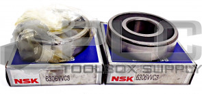 LOT OF 2 NEW NSK 6306VVC3 BALL BEARING 30MM ID 72MM OD 19MM WIDTH
