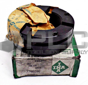 NEW INA AM40 LOCKNUT METAL BLACK ID:1-1/2 OD:2-1/2IN