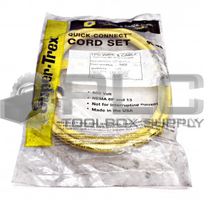 NEW SUPER TREX 84806 CABLE MALE PLUG 3P 6FT