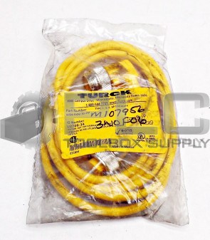 NEW TURCK WSM RKM 30-2M MINIFAST MOLDED CORDSET U2709-34 WSMRKM302M