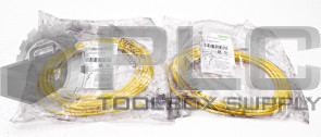 LOT OF 2 NEW MURR ELEKTRONIK 7000-12341-0140500 CABLE M12 FEMALE 90°