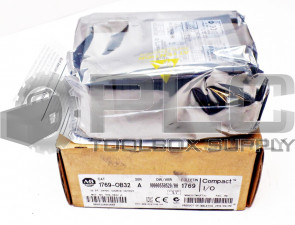 NEW ALLEN BRADLEY 1769-OB32 SER A 32 PT OUTPUT MODULE 24VDC 
